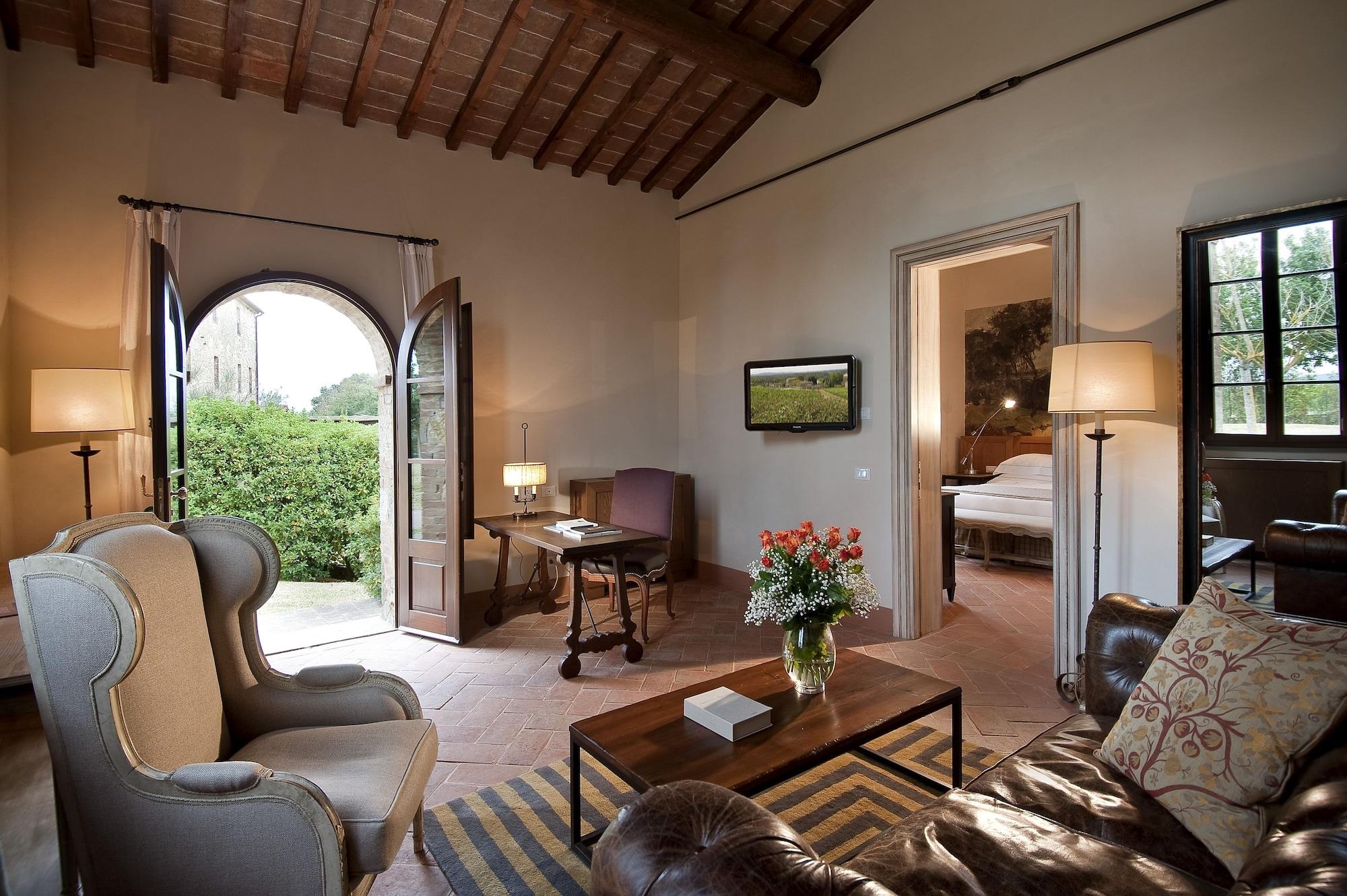 Castel Monastero - The Leading Hotels Of The World Castelnuovo Berardenga Zimmer foto